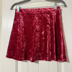 Velvet Pink Skirt